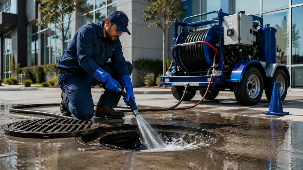 Commercial Hydro Jet Drain Cleaning in Big Bear Lake