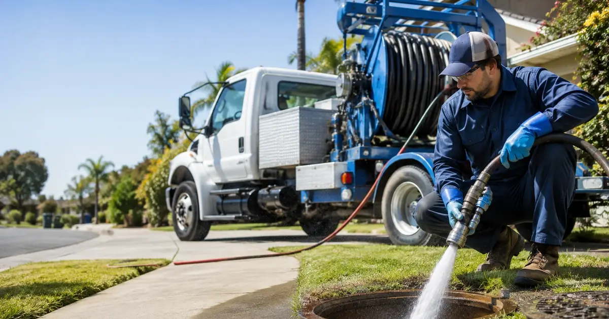 Hydro jet sewer cleaning Big Bear Lake