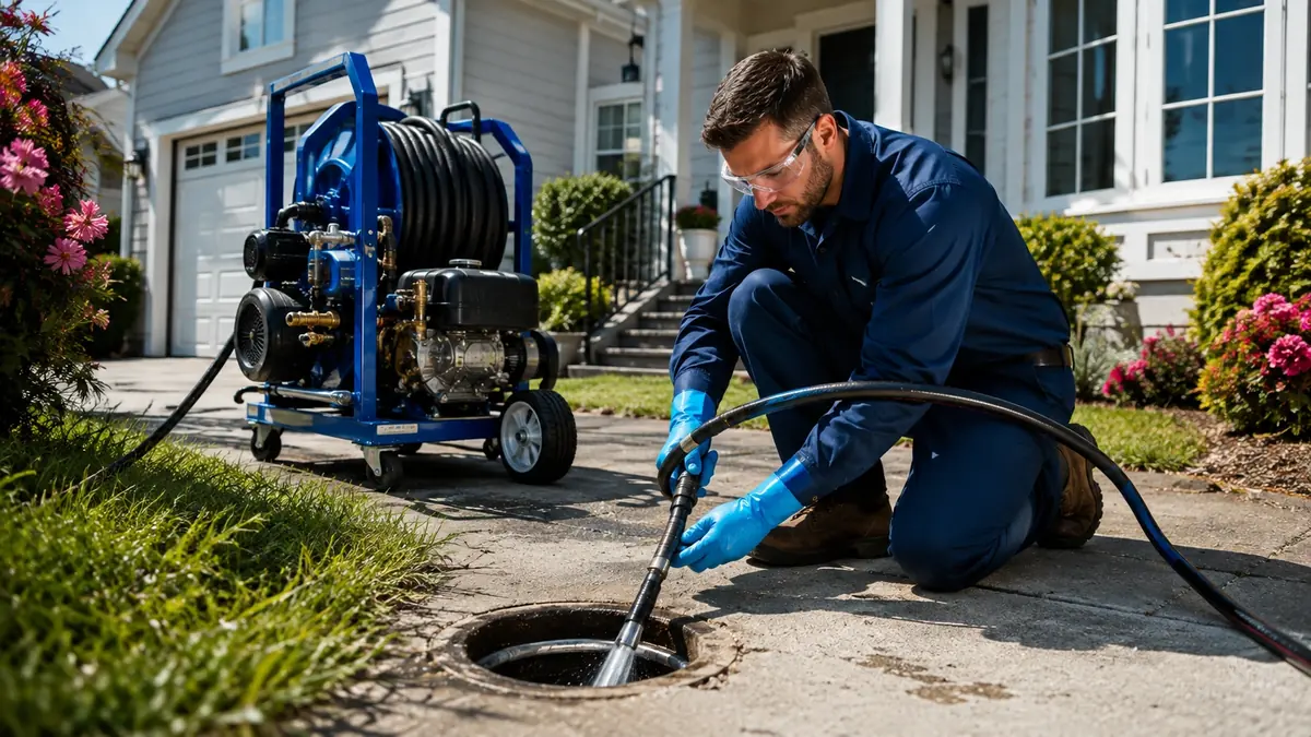 Residential Hydro Jet Drain Cleaning in Big Bear Lake